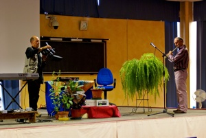 Plant music recital at Damanhur Crea