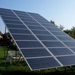Solar panel at Damjl, Damanhur