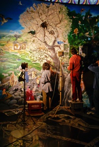 Painting the Hall of the Earth